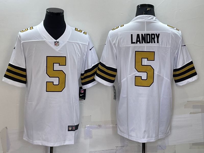 Cheap Men New Orleans Saints 5 Landry White 2022 Nike Limited Vapor Untouchable NFL Jersey